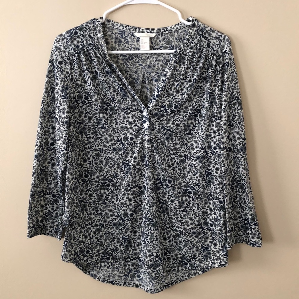 H&M 3/4 Sleeve Top